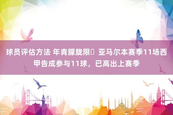 球员评估方法 年青朦胧限✨亚马尔本赛季11场西甲告成参与11球，已高出上赛季