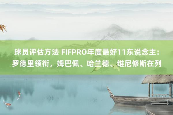 球员评估方法 FIFPRO年度最好11东说念主：罗德里领衔，姆巴佩、哈兰德、维尼修斯在列